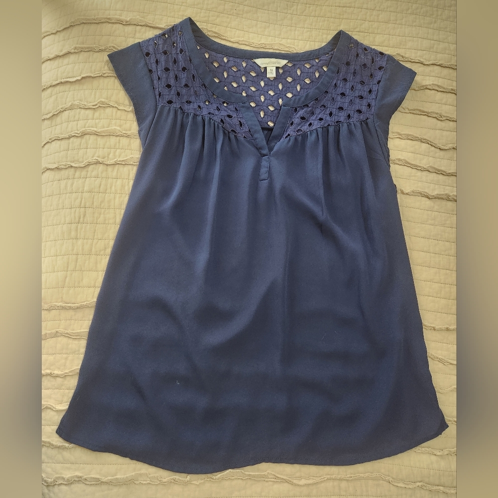 Charming Charlie Women's Royal Blue Blouse, Size M